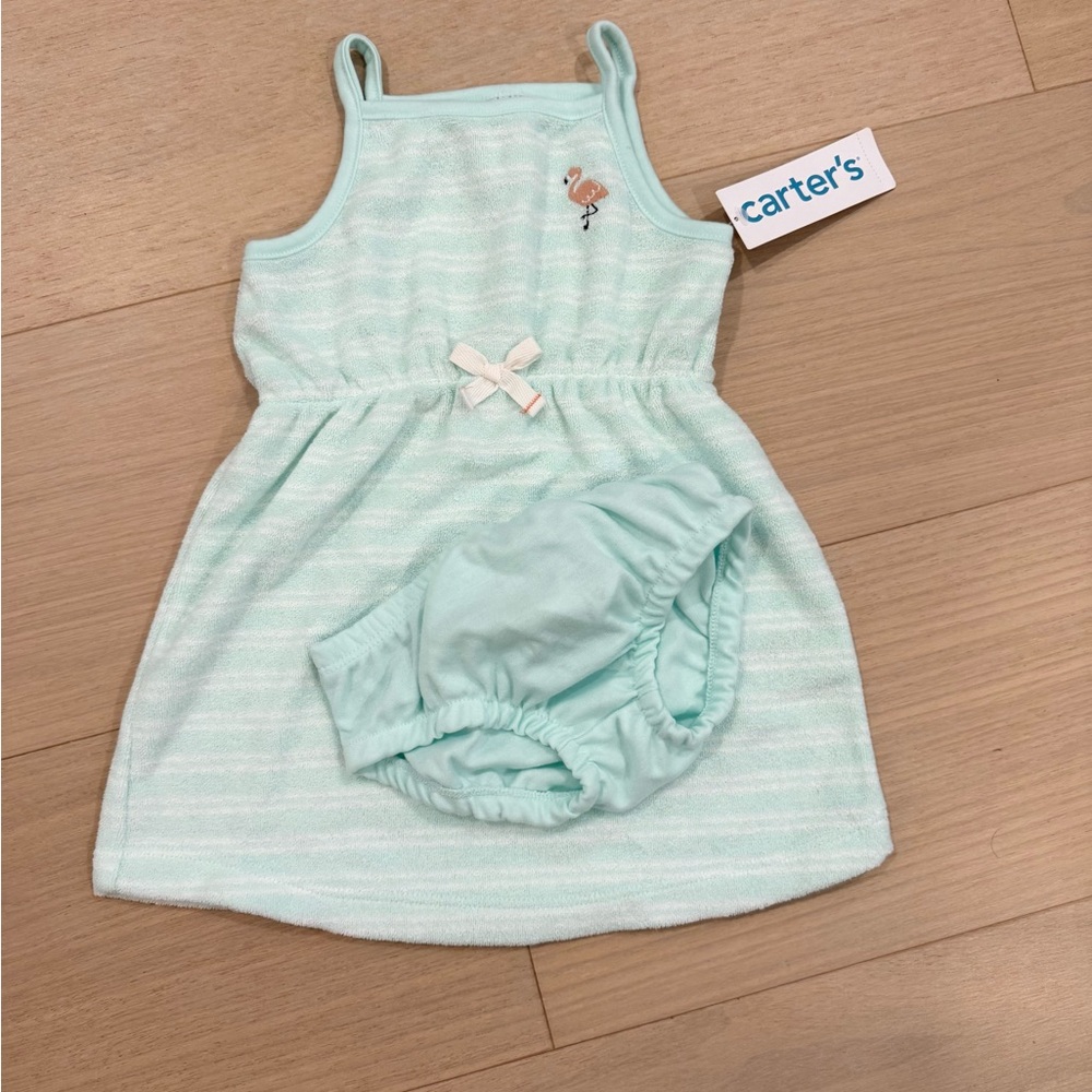 Carter's Terry Flamingo Dress